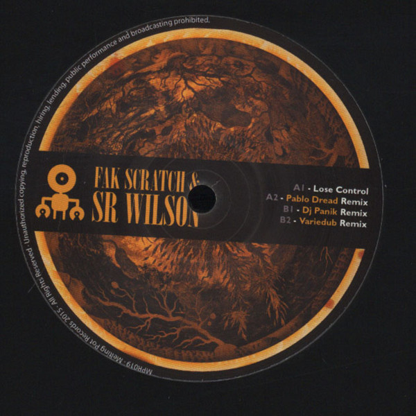 Fak Scratch - Lose Control E.P. - Vinyl Record 12" image 1
