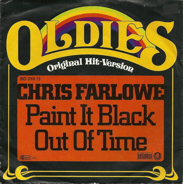 Chris Farlowe - Paint It Black / Out Of Time - Used Vinyl Record 7" image 1