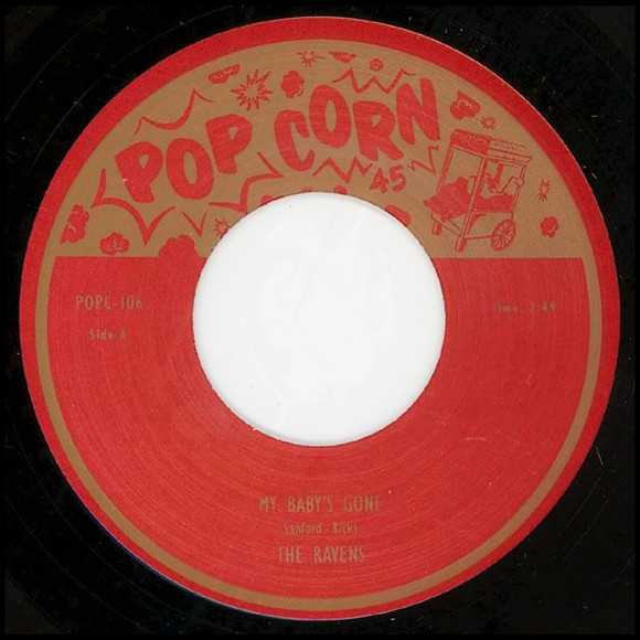 Ravens - My Baby's Gone / Handy Man - Vinyl Record 7" image 1