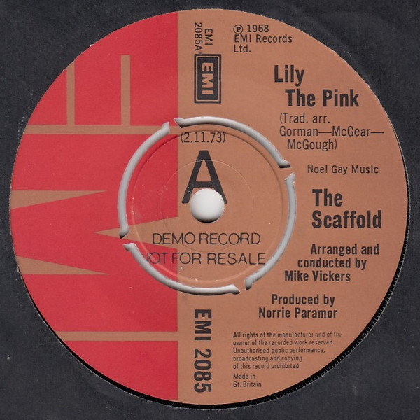 Scaffold - Lily The Pink - Used Vinyl Record 7" image 1