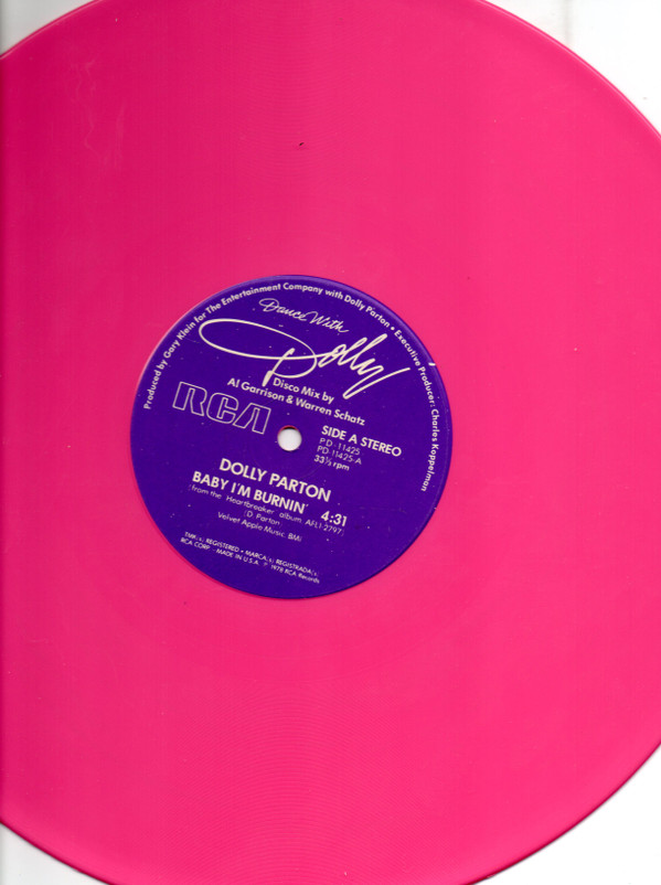 Dolly Parton - Baby I'm Burning / I Wanna Fall In Love - Used Vinyl Rec image 1