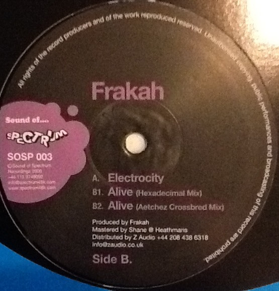Frakah - Electrocity - Vinyl Record 12" image 1