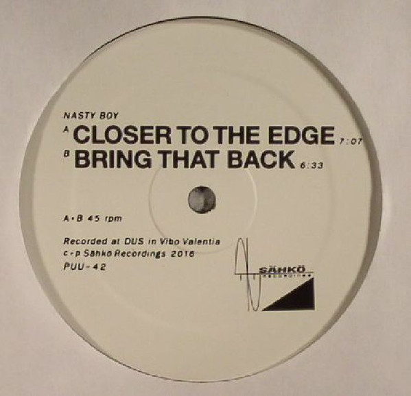 Nasty Boy - Closer To The Edge / Bring That Back - Vinyl Record 12" image 1