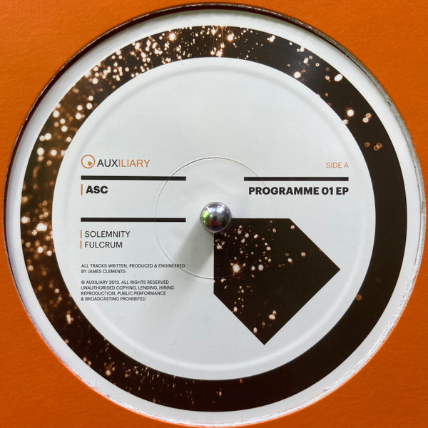 ASC - Programme 01 EP - Vinyl Record 12" image 1
