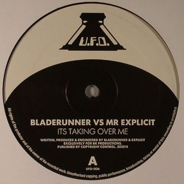 Bladerunner - It's Taking Over Me - Vinyl Record 12" image 1