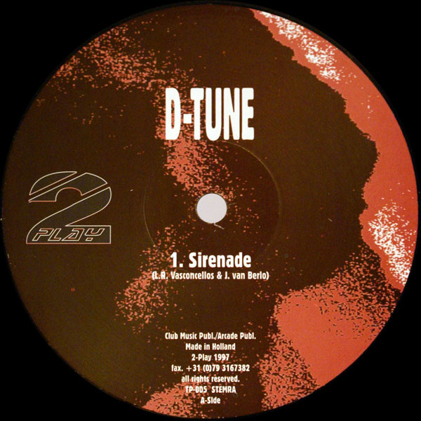 D-Tune - Sirenade - Used Vinyl Record 12" image 1