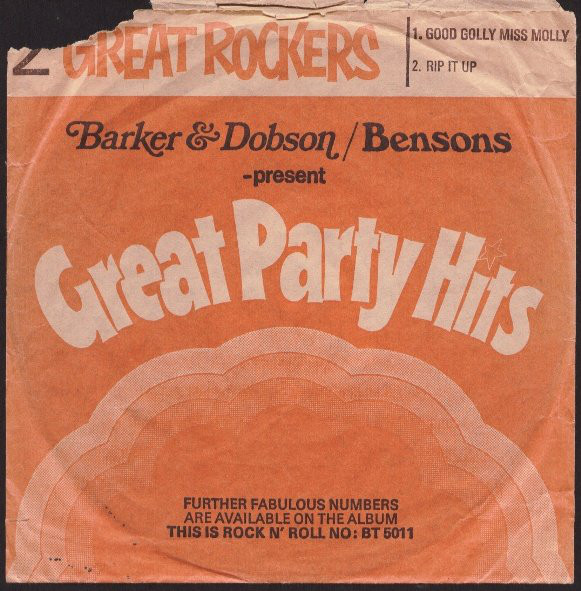 Unknown Artist - Great Party Hits - 2 Great Rockers - Used Vinyl Reco image 1