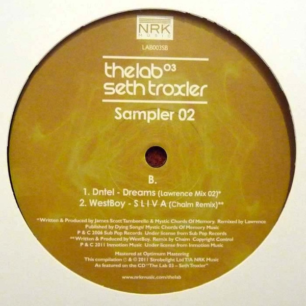 Seth Troxler - Lab 03 - Sampler 02 - Vinyl Record 12" image 1