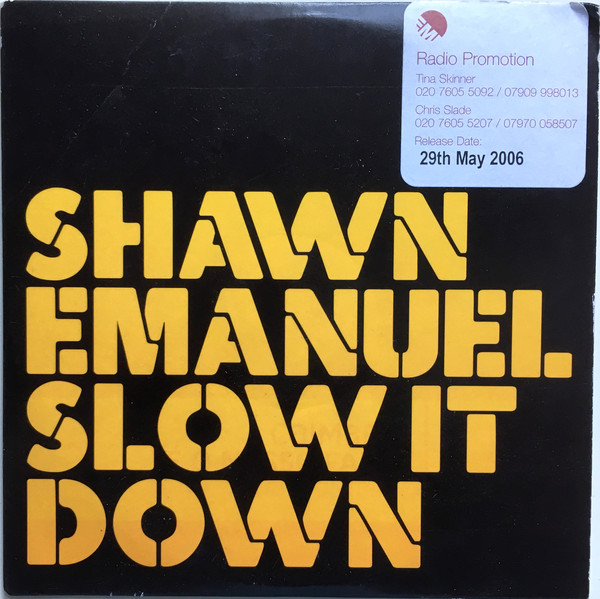 Shawn Emanuel - Slow It Down - Used CD image 1