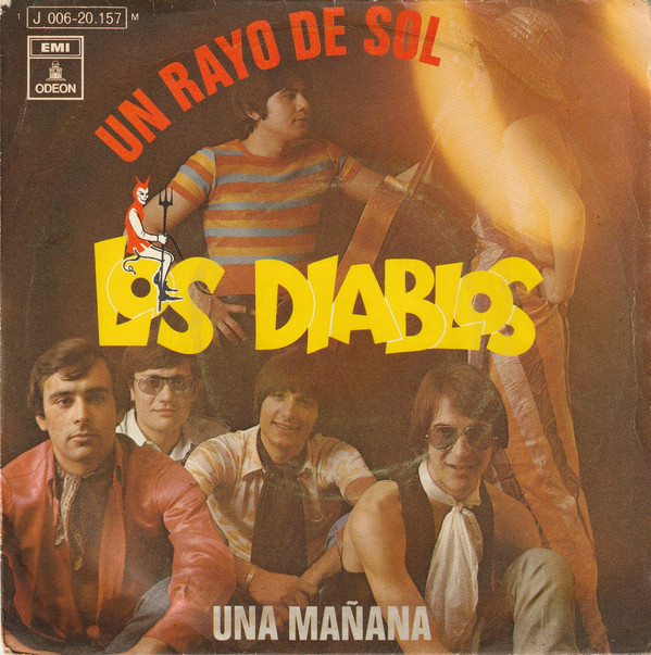 Los Diablos - Un Rayo De Sol - Used Vinyl Record 7" image 1