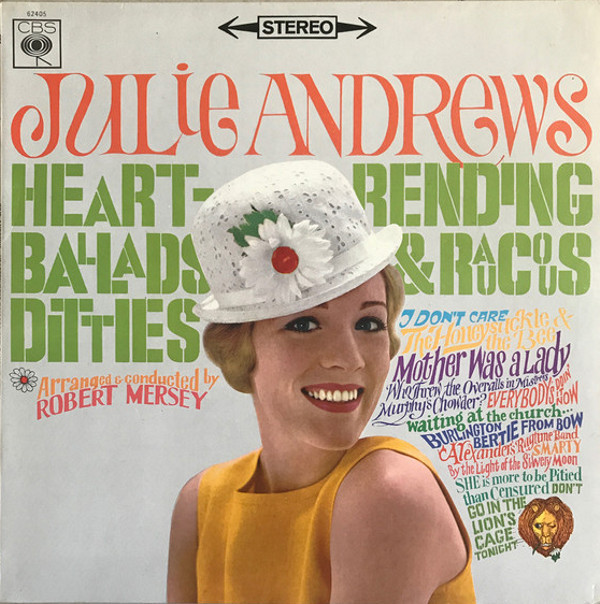 Julie Andrews - Heart-Rending Ballads And Raucous Ditties - Used Vinyl image 1