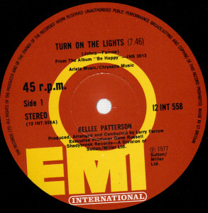 Kellee Patterson - Turn On The Lights (Disco Version) / If It Don't Fit image 1