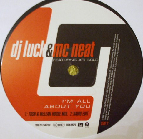 Dj Luck & Mc Neat - I'm All About You - Used Vinyl Record 12" image 1