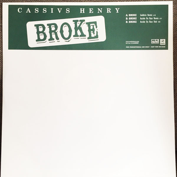 Cassius Henry - Broke - Used Vinyl Record 12" image 1