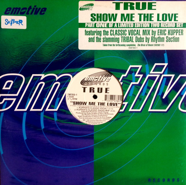 True - Show Me The Love (Part One) - Used Vinyl Record 12" image 1