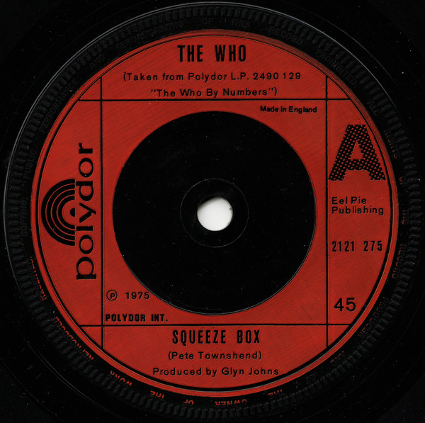 Who - Squeeze Box - Used Vinyl Record 7" image 1