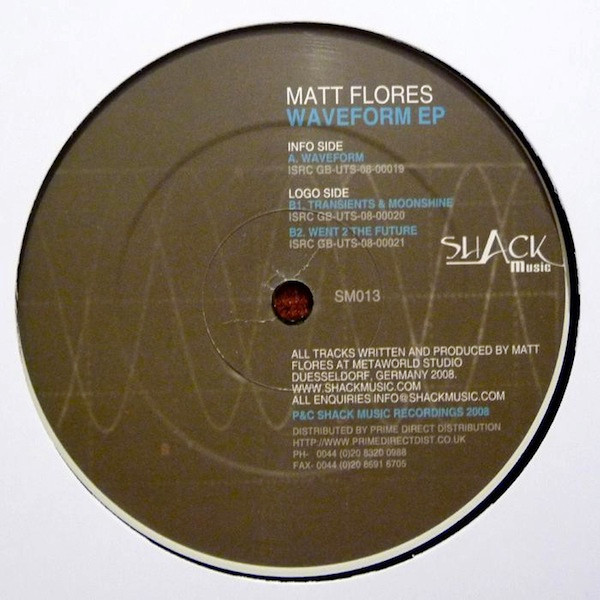 Matt Flores - Waveform EP - Vinyl Record 12" image 1