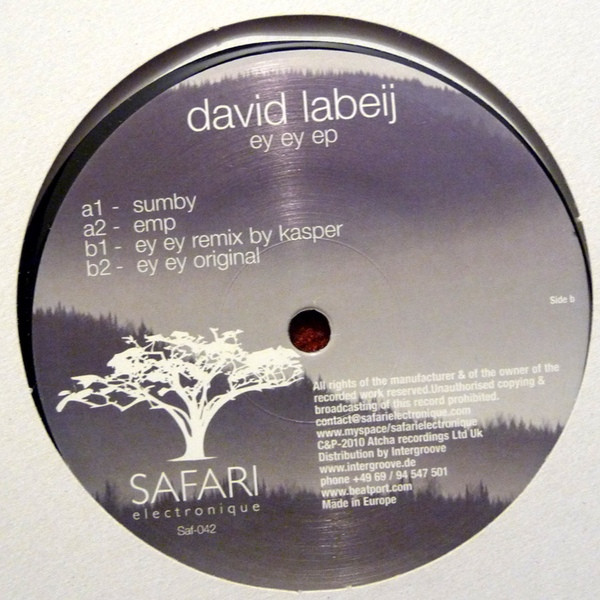 David Labeij - Ey Ey EP - Vinyl Record 12" image 1