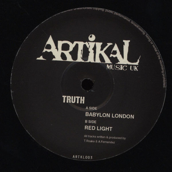 Truth - Babylon London - Vinyl Record 12" image 1