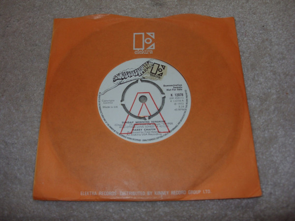 Harry Chapin - Sunday Morning Sunshine / Burning Herself - Us image 1