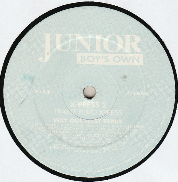X-Press 2 - Tranz Euro Xpress - Used Vinyl Record 12" image 1
