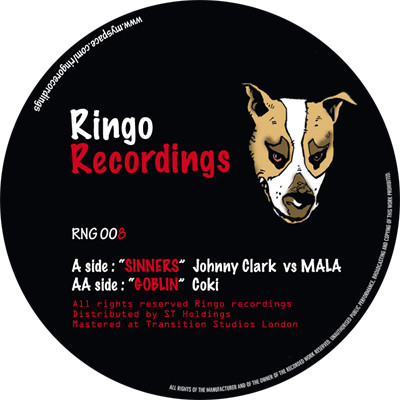 Johnny Clarke - Sinners / Goblin - Vinyl Record 12" image 1