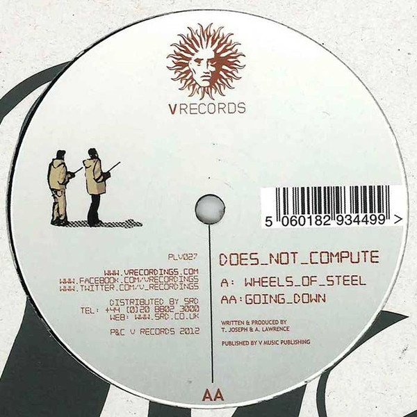 Does Not Compute - Wheels Of Steel / Going Down - Vinyl Record 12" image 1