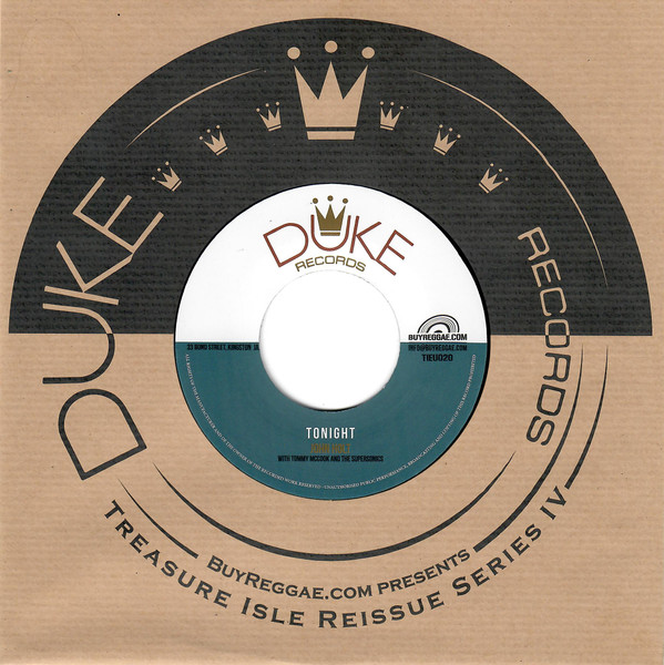 John Holt - Tonight - Vinyl Record 7" image 1