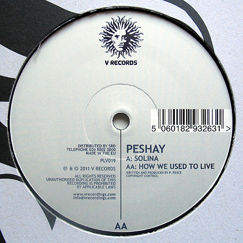 Peshay - Solina / How We Used To Live - Vinyl Record 12" image 1