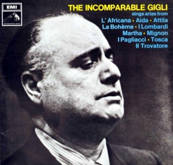 Beniamino Gigli - Incomparable Gigli - Used Vinyl Record image 1