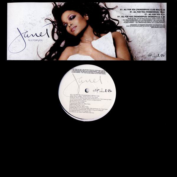 Janet Jackson - All For You - Used Vinyl Record 12" image 1