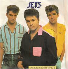 Jets - Love Makes The World Go Round - Used Vinyl Record 7" image 1