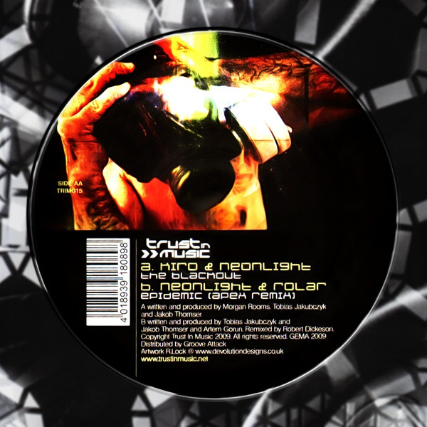 Kiro - Blackout / Epidemic (Apex Remix) - Used Vinyl Record 12" image 1