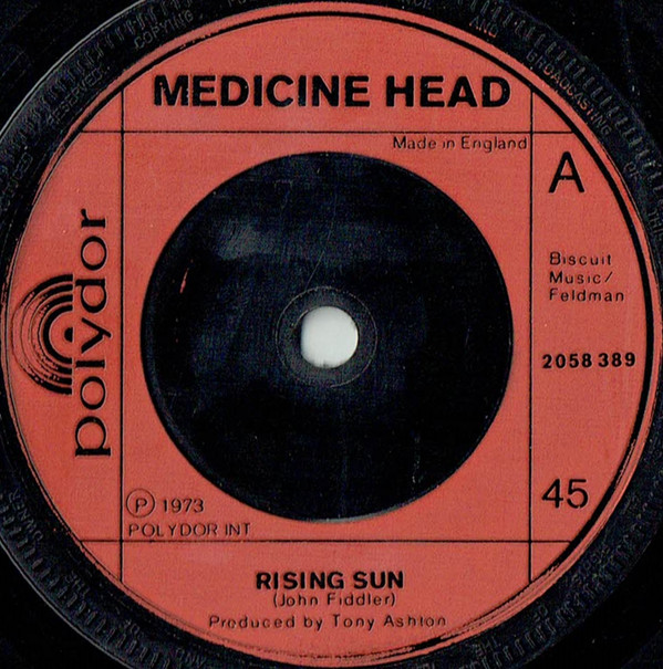Medicine Head - Rising Sun - Used Vinyl Record 7" image 1