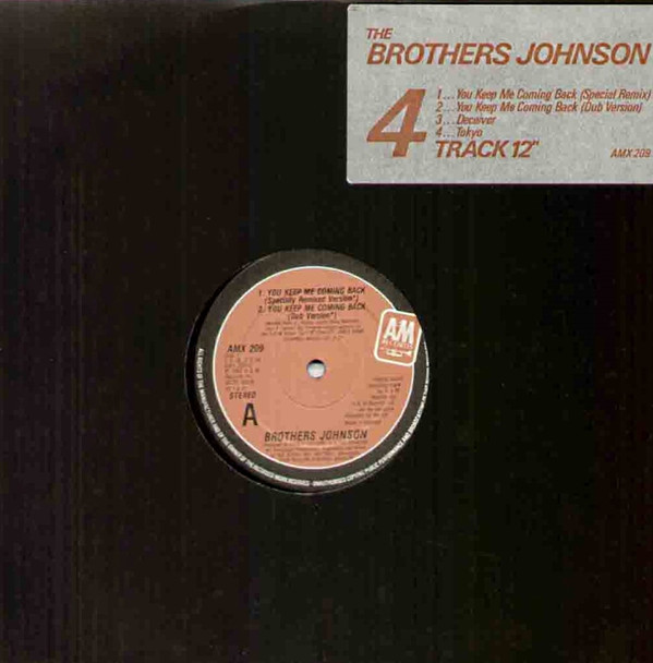Brothers Johnson - You Keep Me Coming Back - Used Vinyl Record 12" image 1