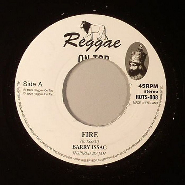 Barry Issac - Fire - Vinyl Record 7" image 1