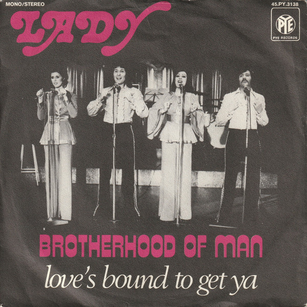 Brotherhood Of Man - Lady - Used Vinyl Record 7" image 1
