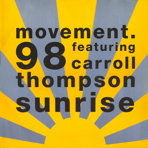 Movement 98 - Sunrise - Used Vinyl Record 12" image 1