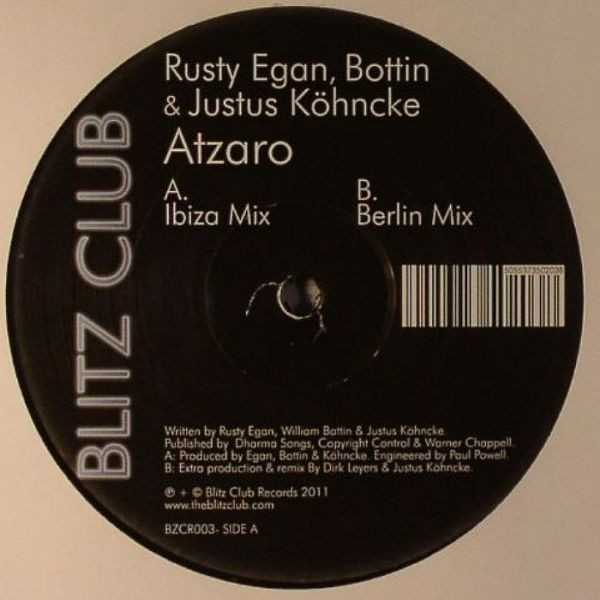 Rusty Egan - Atzaro - Vinyl Record 12" image 1