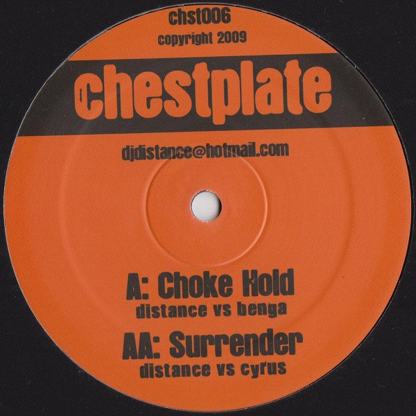 DJ Distance - Choke Hold / Surrender - Vinyl Record 12" image 1
