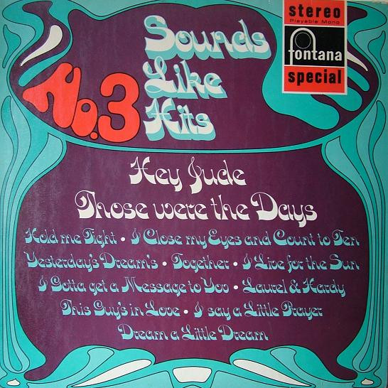 Unknown Artist - Sounds Like Hits No. 3 - Used Vinyl Record image 1