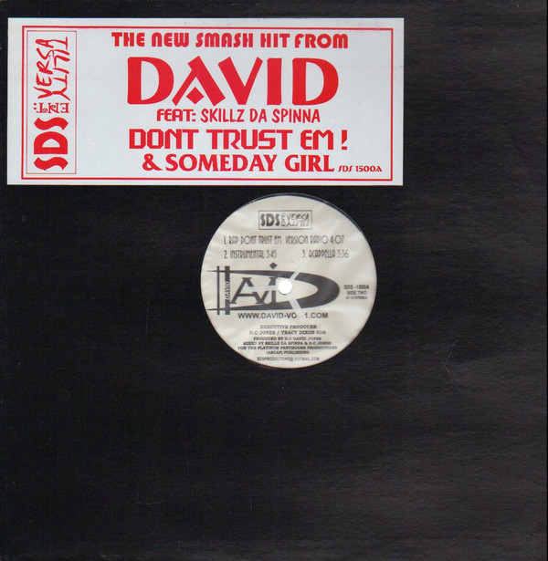 D. C. David Jones - Don't Trust Em - Used Vinyl Record 12" image 1