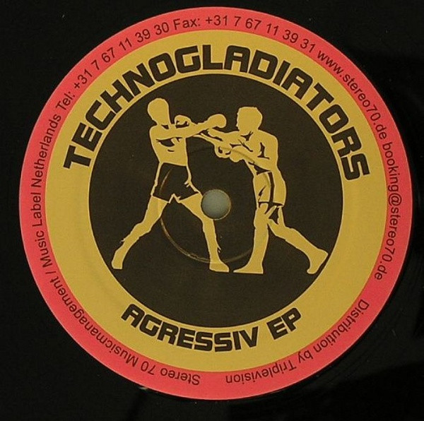 Technogladiators - Agressiv EP - Vinyl Record 12" image 1