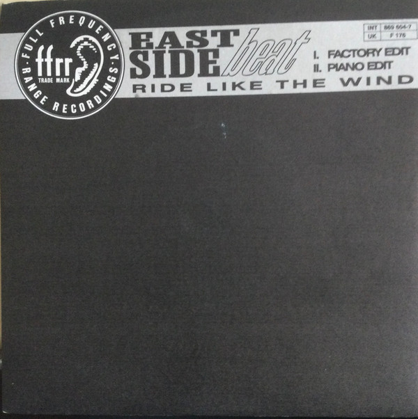 East Side Beat - Ride Like The Wind - Used Vinyl Record 7" image 1