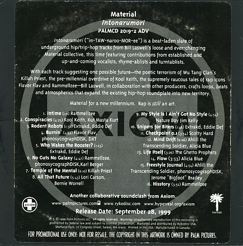 Material - Intonarumori - Used CD image 1