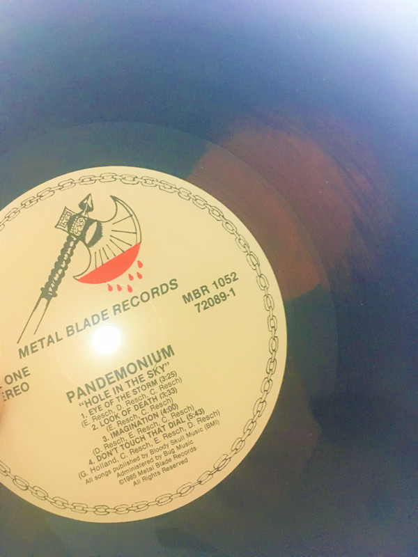 Pandemonium - Hole In The Sky - Used Vinyl Record image 1
