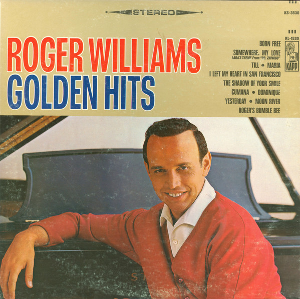 Roger Williams - Golden Hits - Used Vinyl Record image 1
