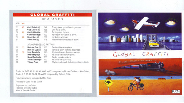 Richard Cottle - Global Graffiti - Used CD image 1