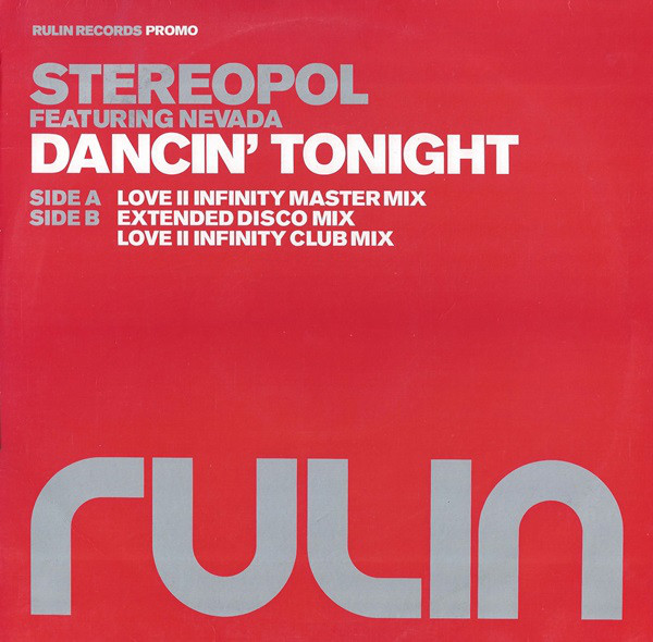 Stereopol - Dancin' Tonight - Used Vinyl Record 12" image 1