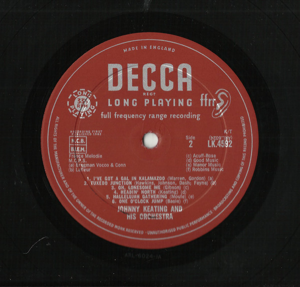 John Keating Orchest - Swing Revisited - Used Vinyl Record image 1